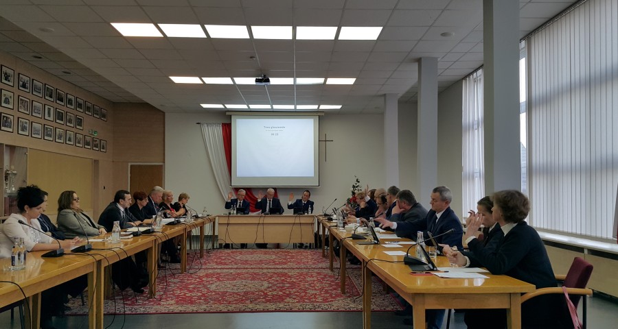 Sesja Rady Miejskiej w Chełmku, podczas której uchwalono między innymi budżet Gminy Chełmek na 2023 rok.