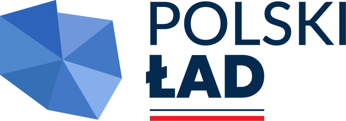 Logo Rządowego Funduszu Polski Ład: Programu Inwestycji Strategicznych.