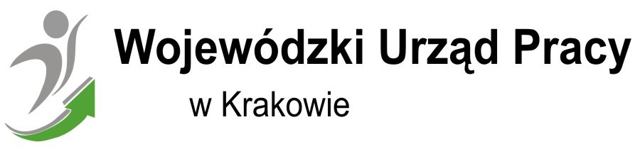 Logotyp Wojewódzkiego Urzędu Pracy w Krakowie.