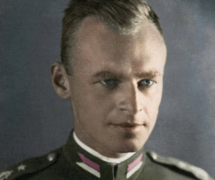 Zdjęcie przedstawiające rtm. Witolda Pileckiego.