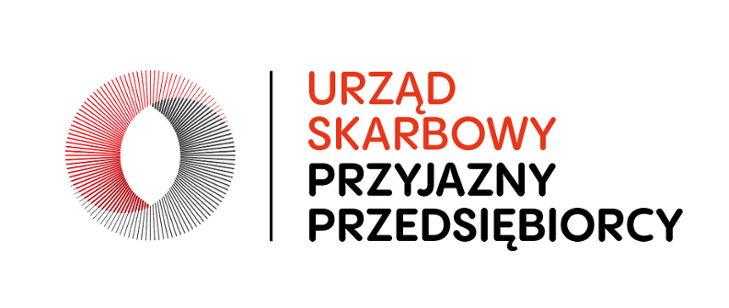 Logotyp konkursu „Urząd Skarbowy Przyjazny Przedsiębiorcy”.