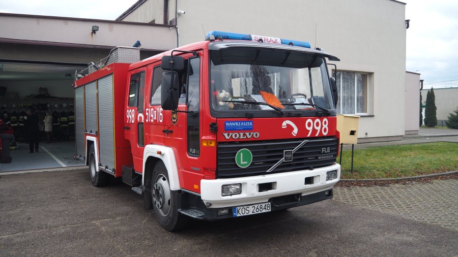 Wyremontowany samochód ratowniczo - gaśniczy Ochotniczej Straży Pożarnej w Bobrku.