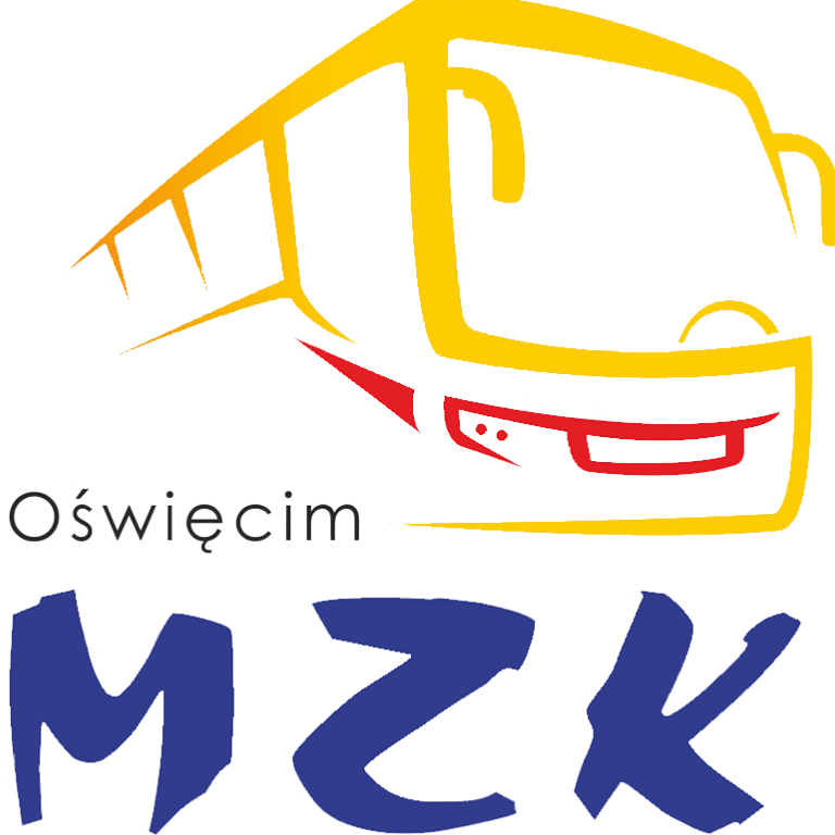Logotyp Miejskiego Zakładu Komunikacji w Oświęcimiu.