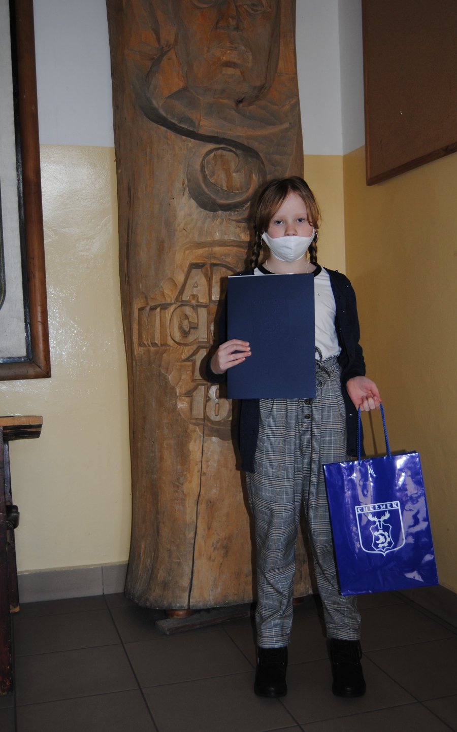 Stypendystka Zespołu Szkół nr 1 im. Adama Mickiewicza w Chełmku.