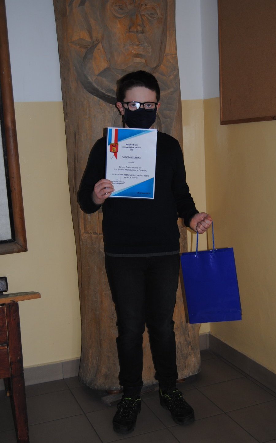 Stypendysta Zespołu Szkół nr 1 im. Adama Mickiewicza w Chełmku.
