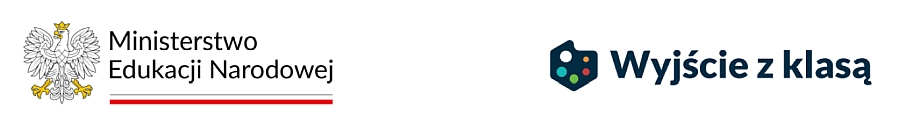 Nagłowek przedsięwzięcia Ministra Edukacji pod nazwą "Wyjście z klasą".